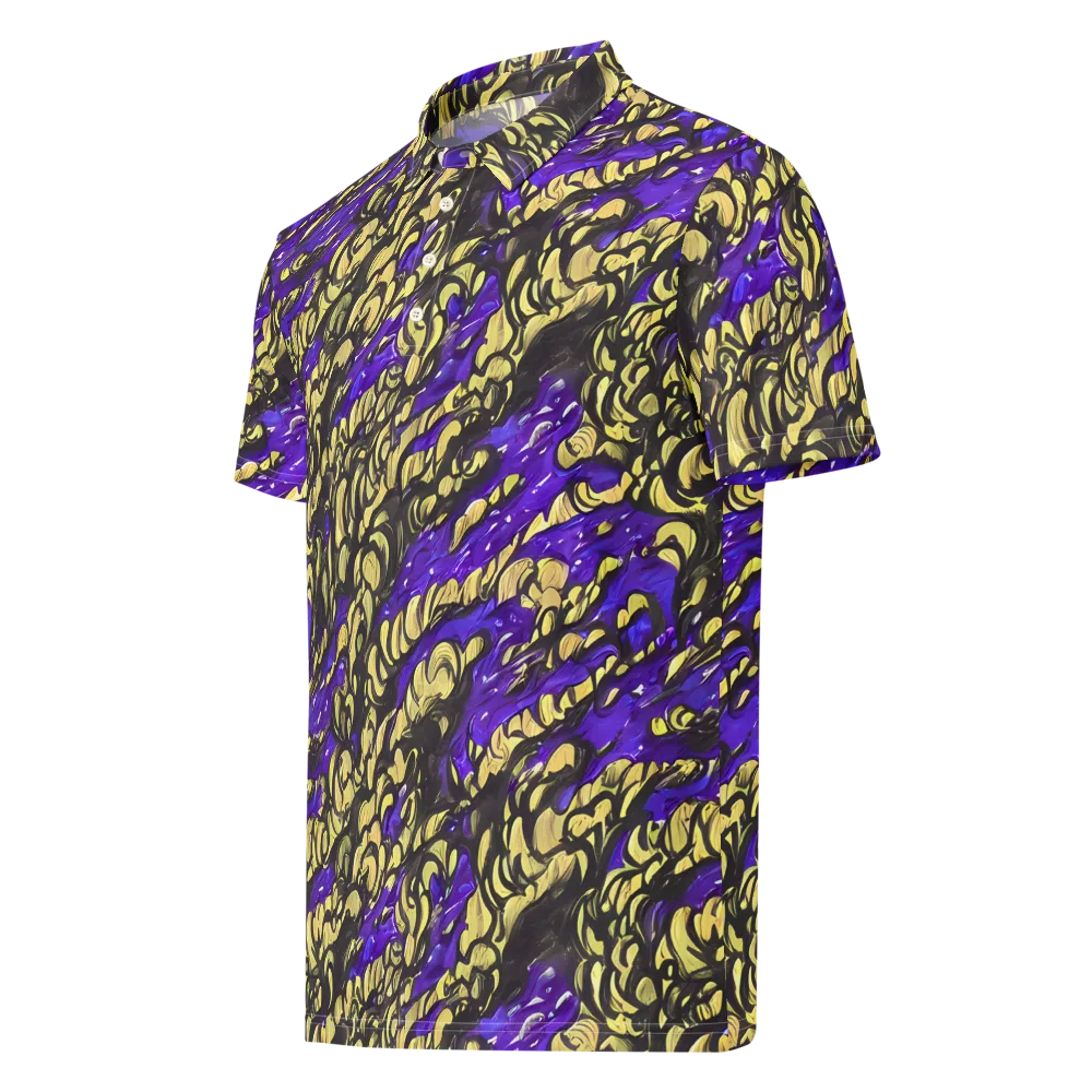 Violet Alchemy on Men's Slim Fit Polo Shirt — Left Front
