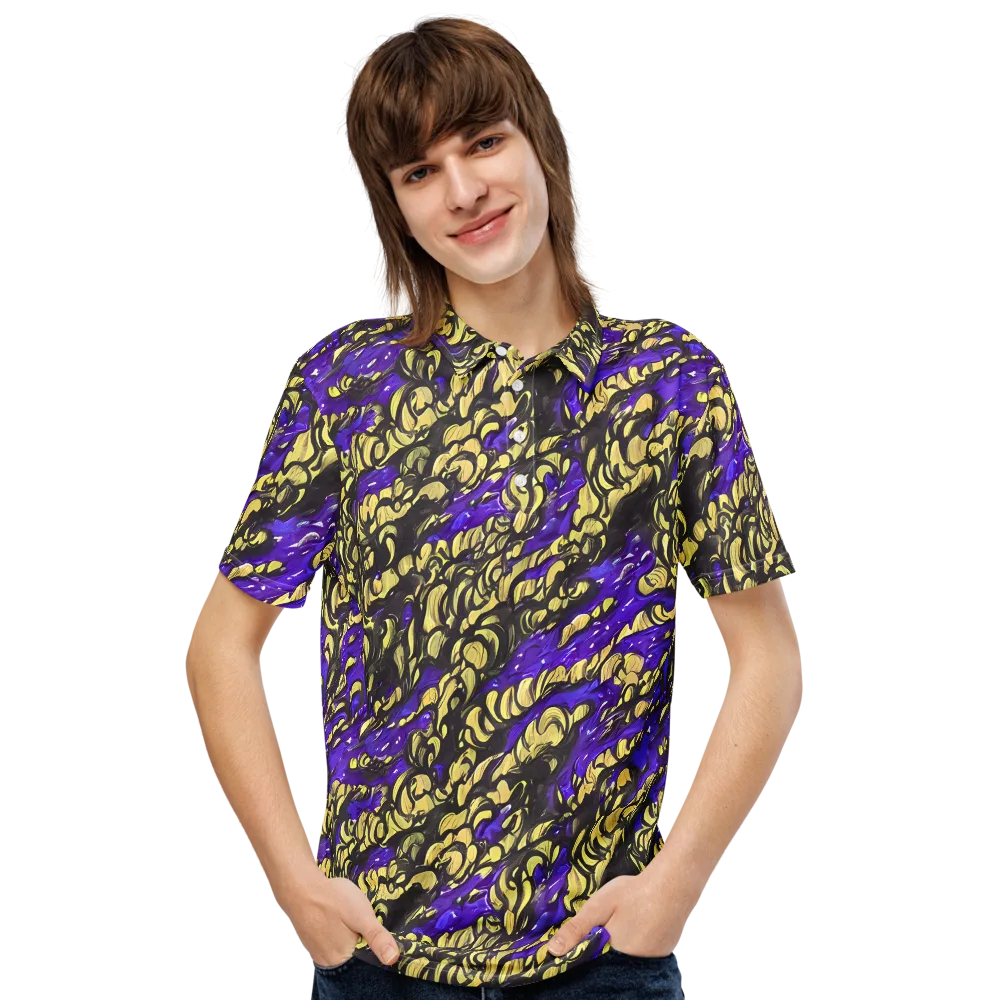 Violet Alchemy on Men's Slim Fit Polo Shirt — Front