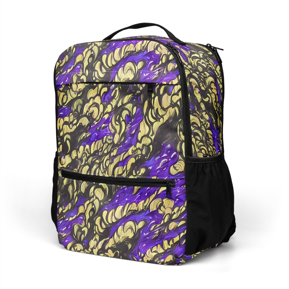 Violet Alchemy on Utility Backpack — Left Front