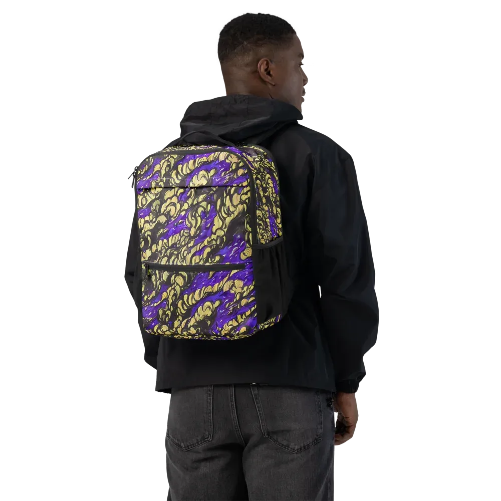 Violet Alchemy on Utility Backpack — Back