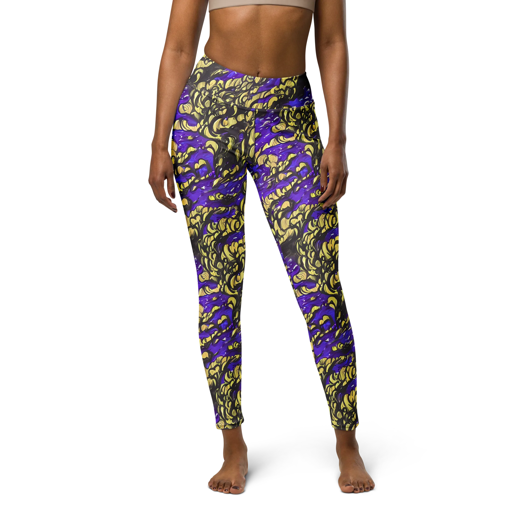 Violet Alchemy on Yoga Leggings — Front