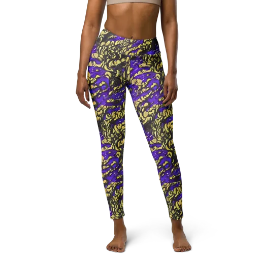 Violet Alchemy on a Yoga Leggings