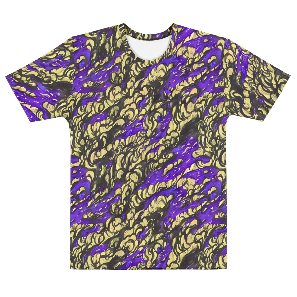 Violet Alchemy on Men's Cotton Crew Neck T-Shirt — Front
