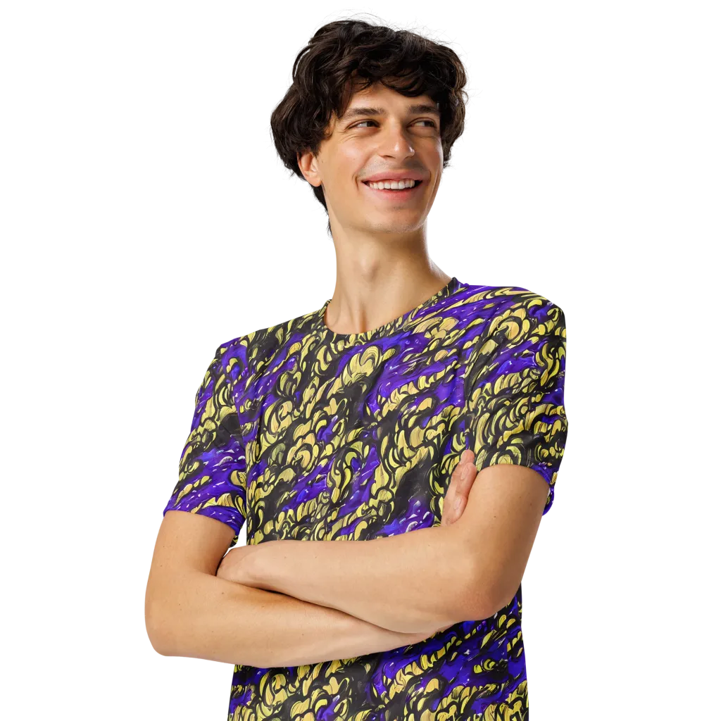 Violet Alchemy on Men's Crew Neck T-Shirt — Left Front