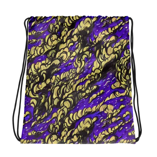 Violet Alchemy on a Drawstring Bag
