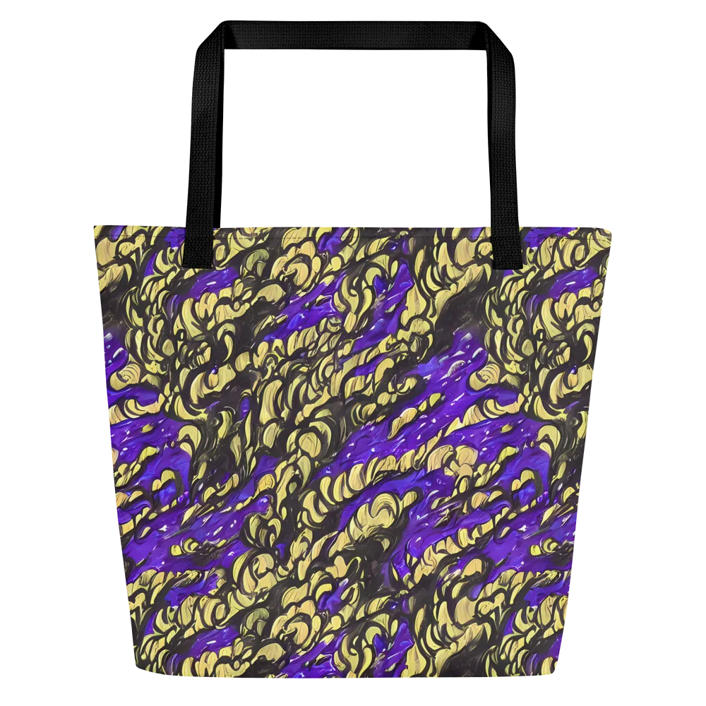 Violet Alchemy on Large Tote Bag W/ Pocket — Front