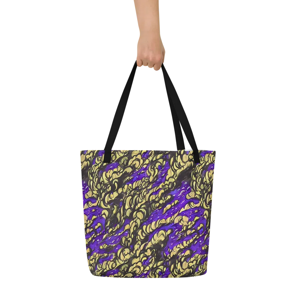 Violet Alchemy on Large Tote Bag W/ Pocket — Front