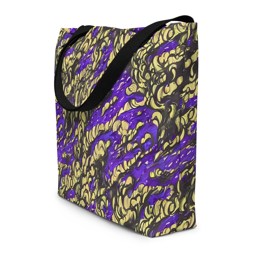 Violet Alchemy on Large Tote Bag W/ Pocket — Front