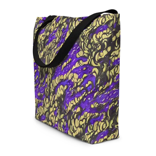 Violet Alchemy on a Large Tote Bag W/ Pocket