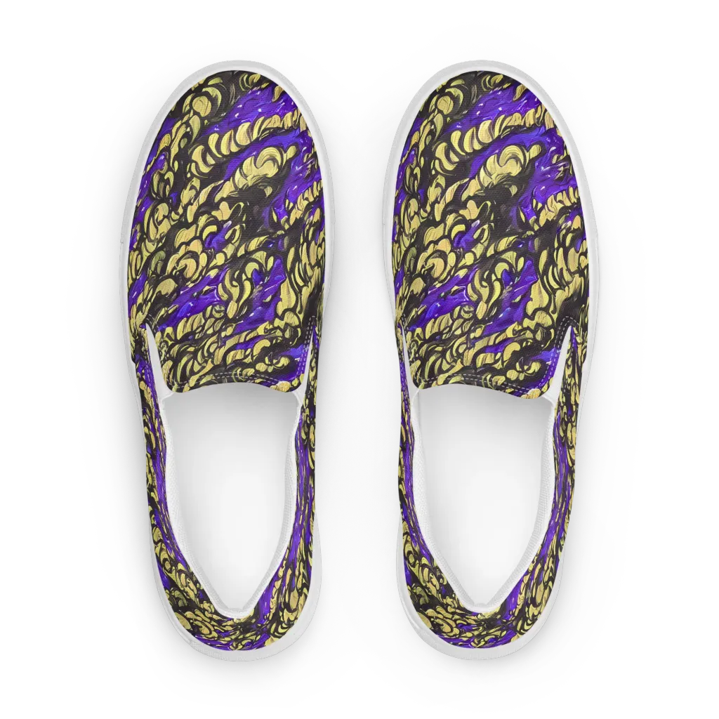 Violet Alchemy on Women's Slip-On Canvas Shoes — Front