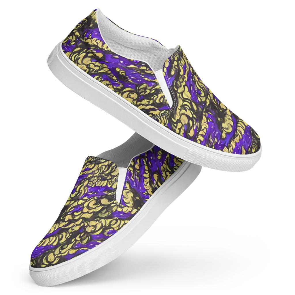 Violet Alchemy on Women's Slip-On Canvas Shoes — Front