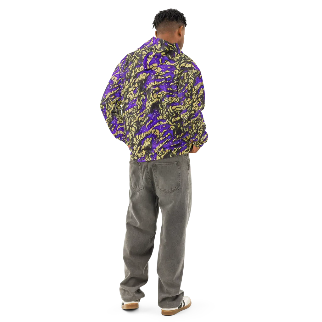 Violet Alchemy on Cotton Hoodie — Back