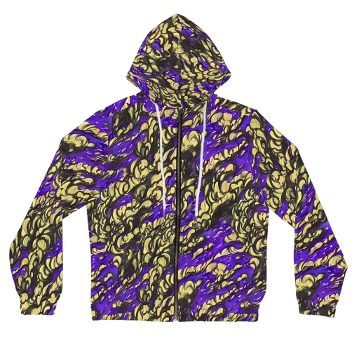 Violet Alchemy on a Women's Full-Zip Hoodie