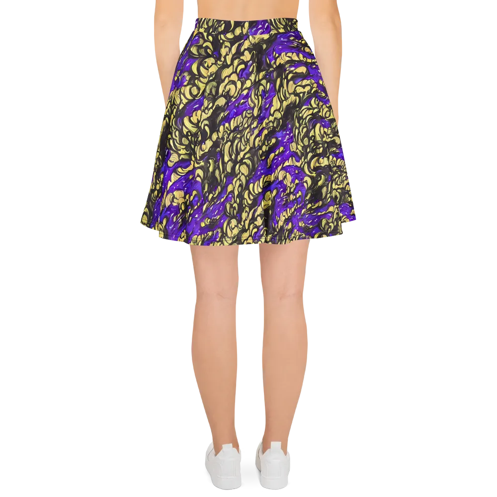 Violet Alchemy on Skater Skirt — Back