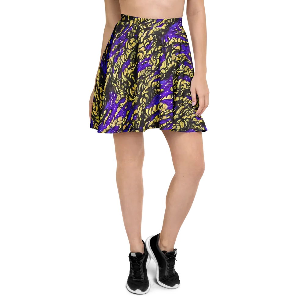 Violet Alchemy on Skater Skirt — Front