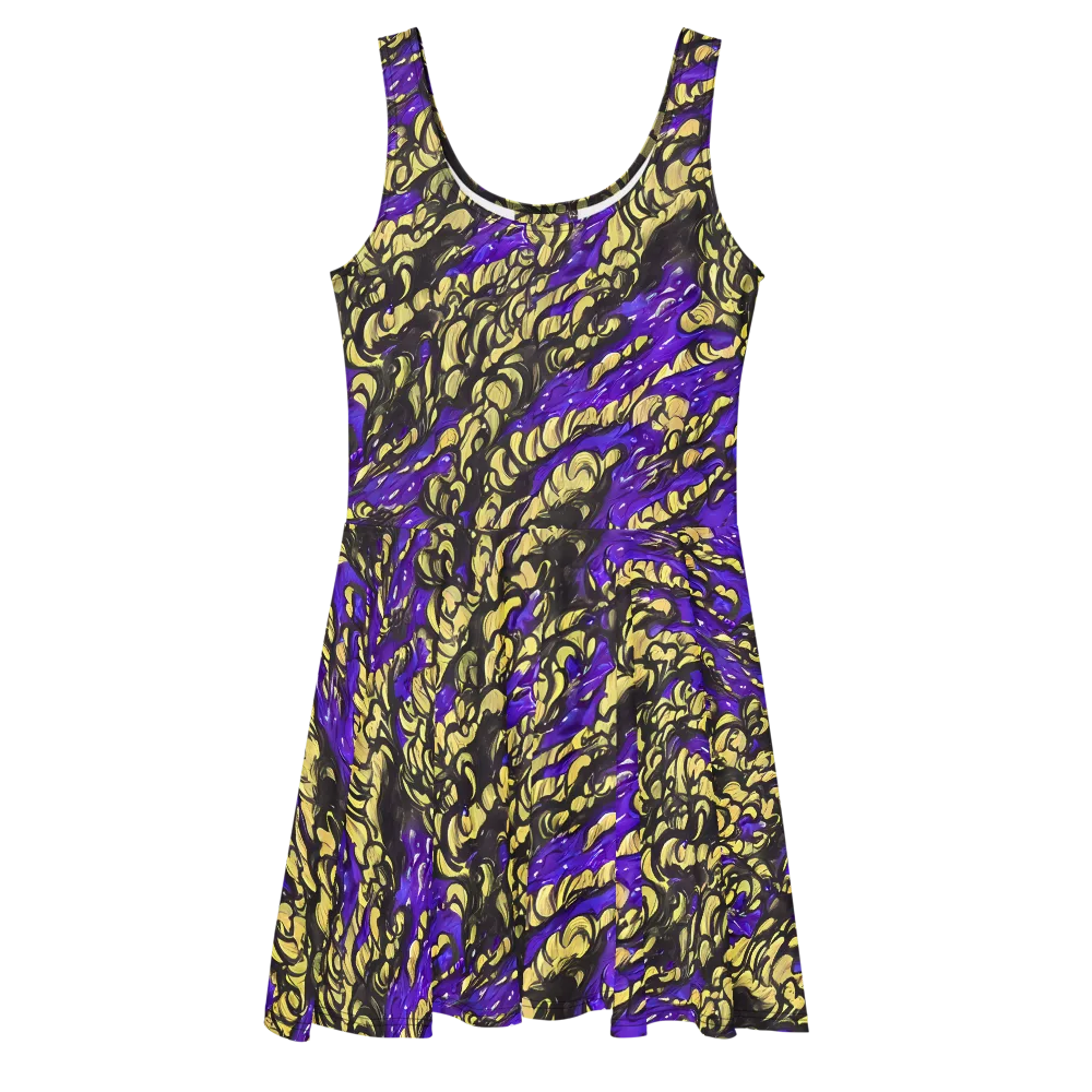 Violet Alchemy on Skater Dress — Front