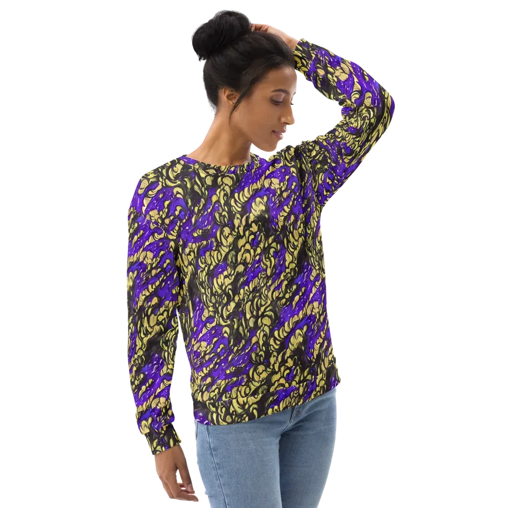 Violet Alchemy on Sweatshirt — Right Front