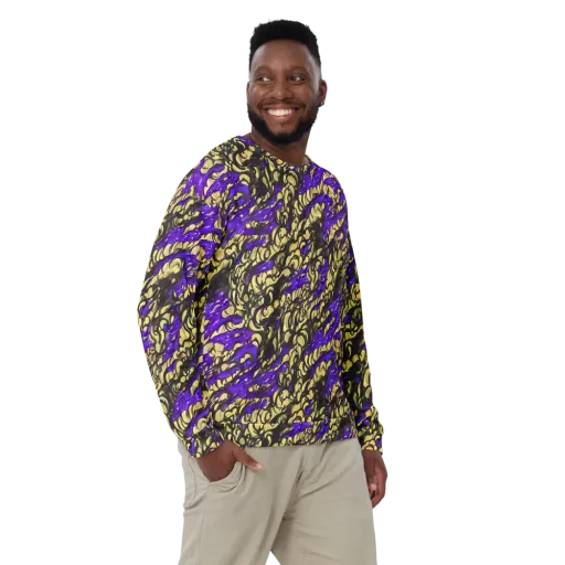 Violet Alchemy on a Sweatshirt
