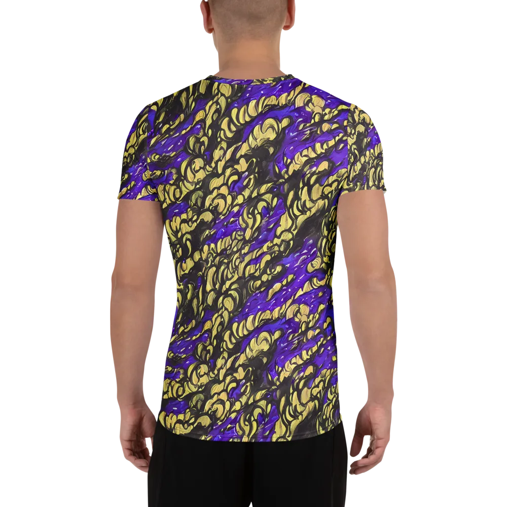 Violet Alchemy on Men's Athletic T-Shirt — Back