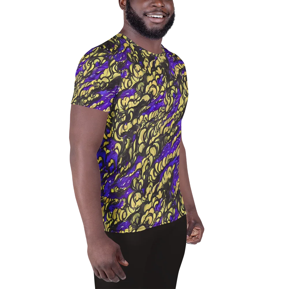 Violet Alchemy on Men's Athletic T-Shirt — Right