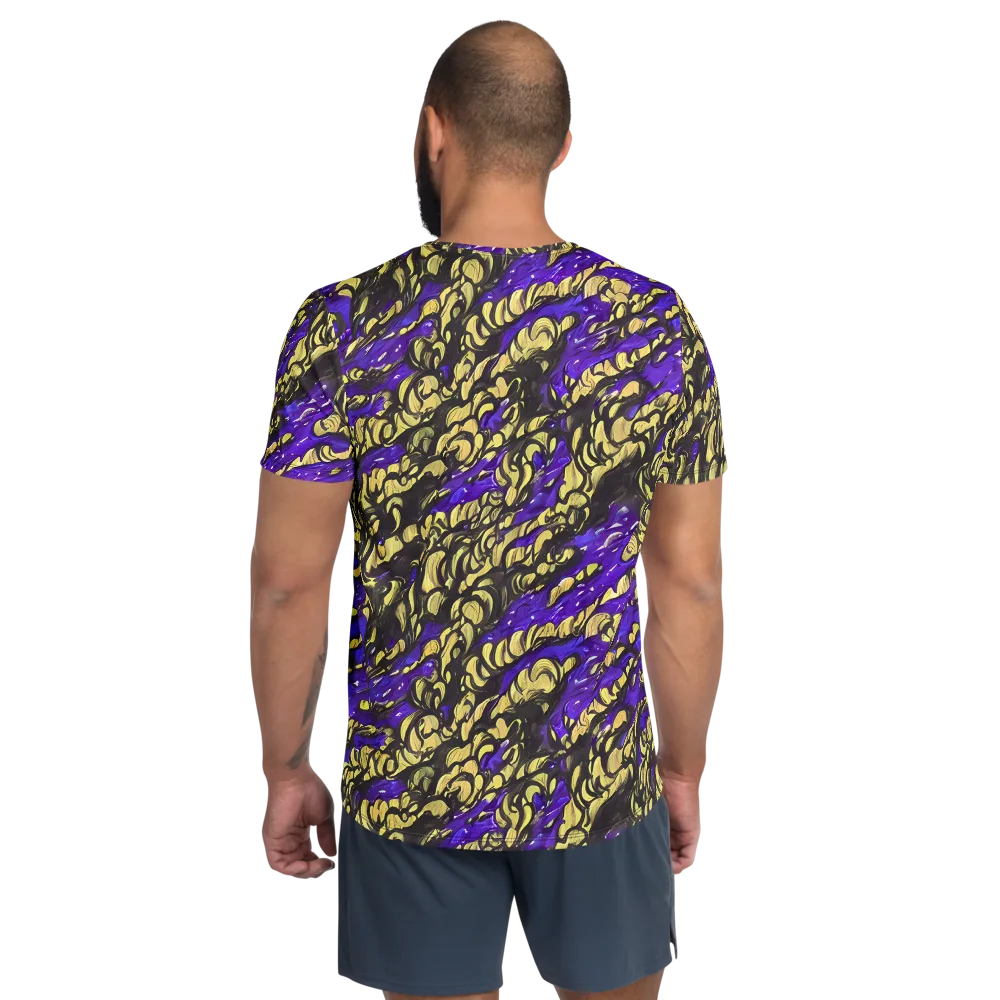 Violet Alchemy on Men's Athletic T-Shirt — Back