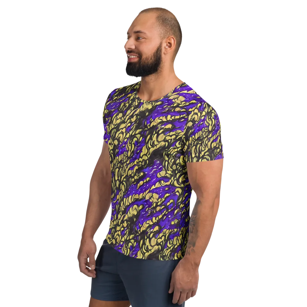 Violet Alchemy on Men's Athletic T-Shirt — Left