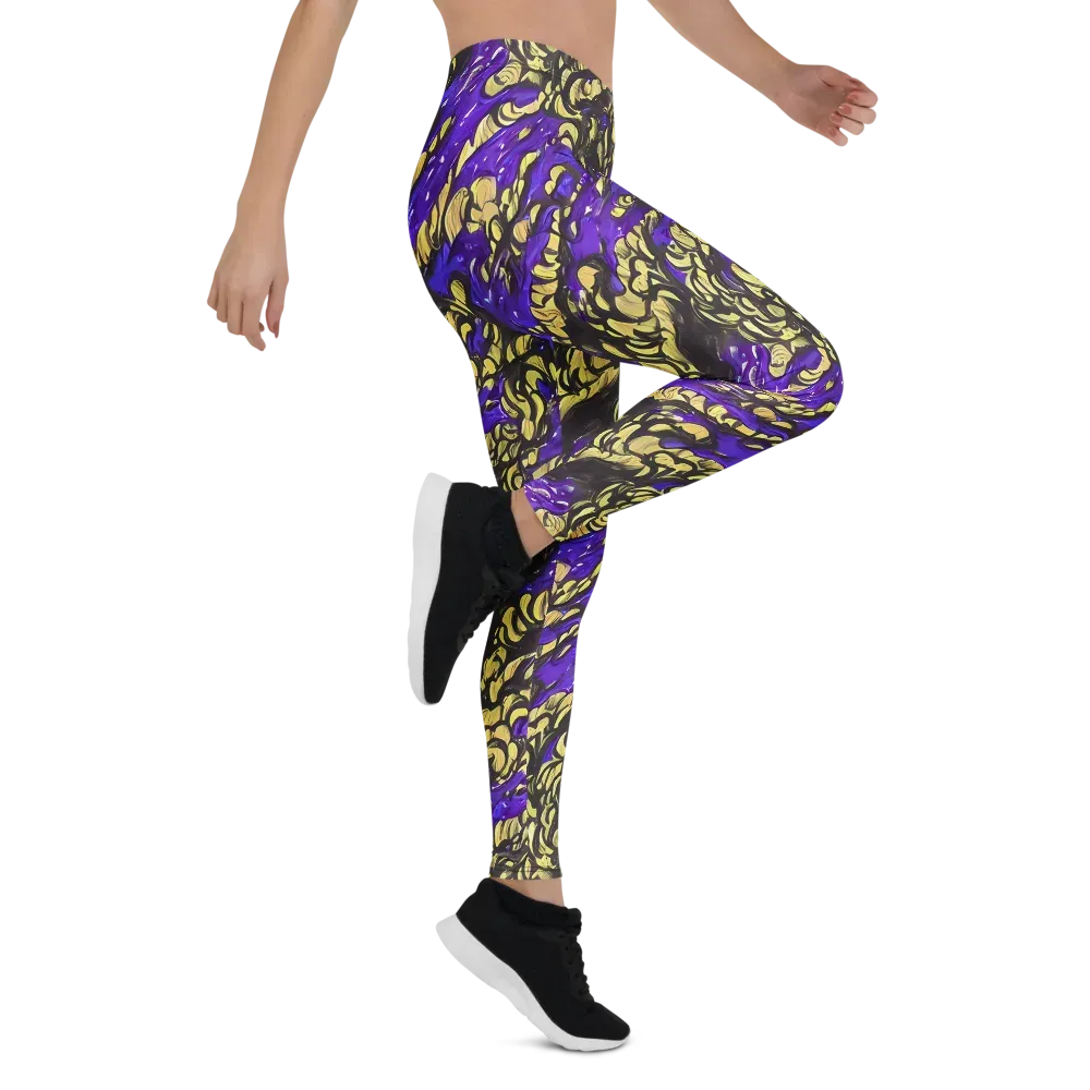 Violet Alchemy on Leggings — Right