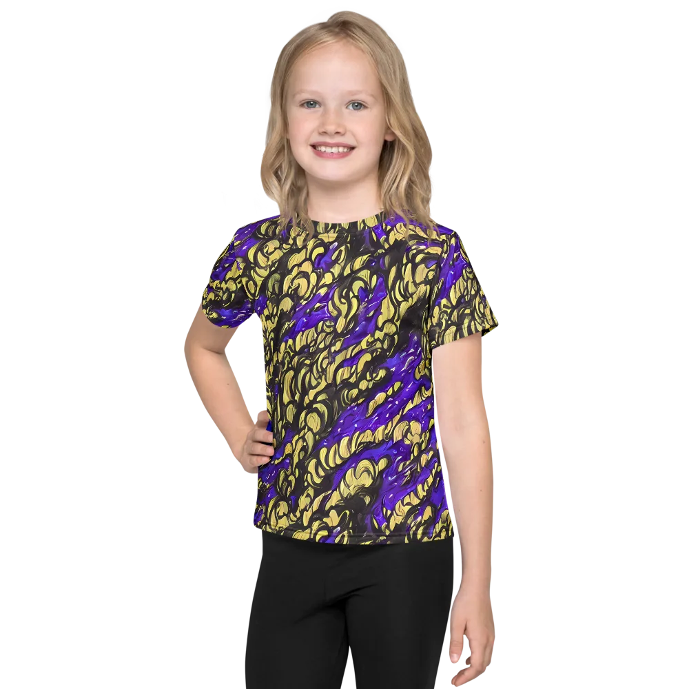 Violet Alchemy on Kids Crew Neck T-Shirt — Front