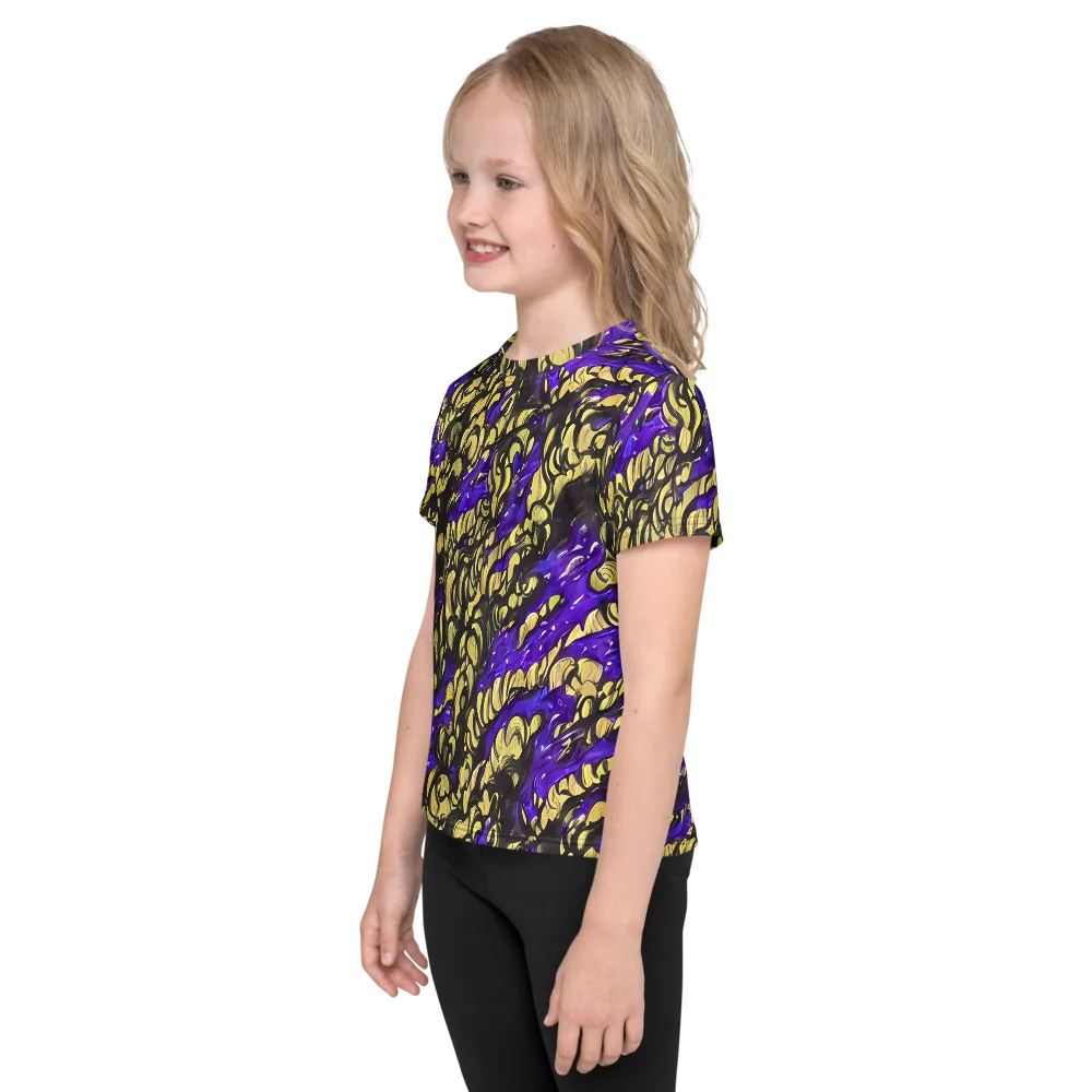 Violet Alchemy on Kids Crew Neck T-Shirt — Left