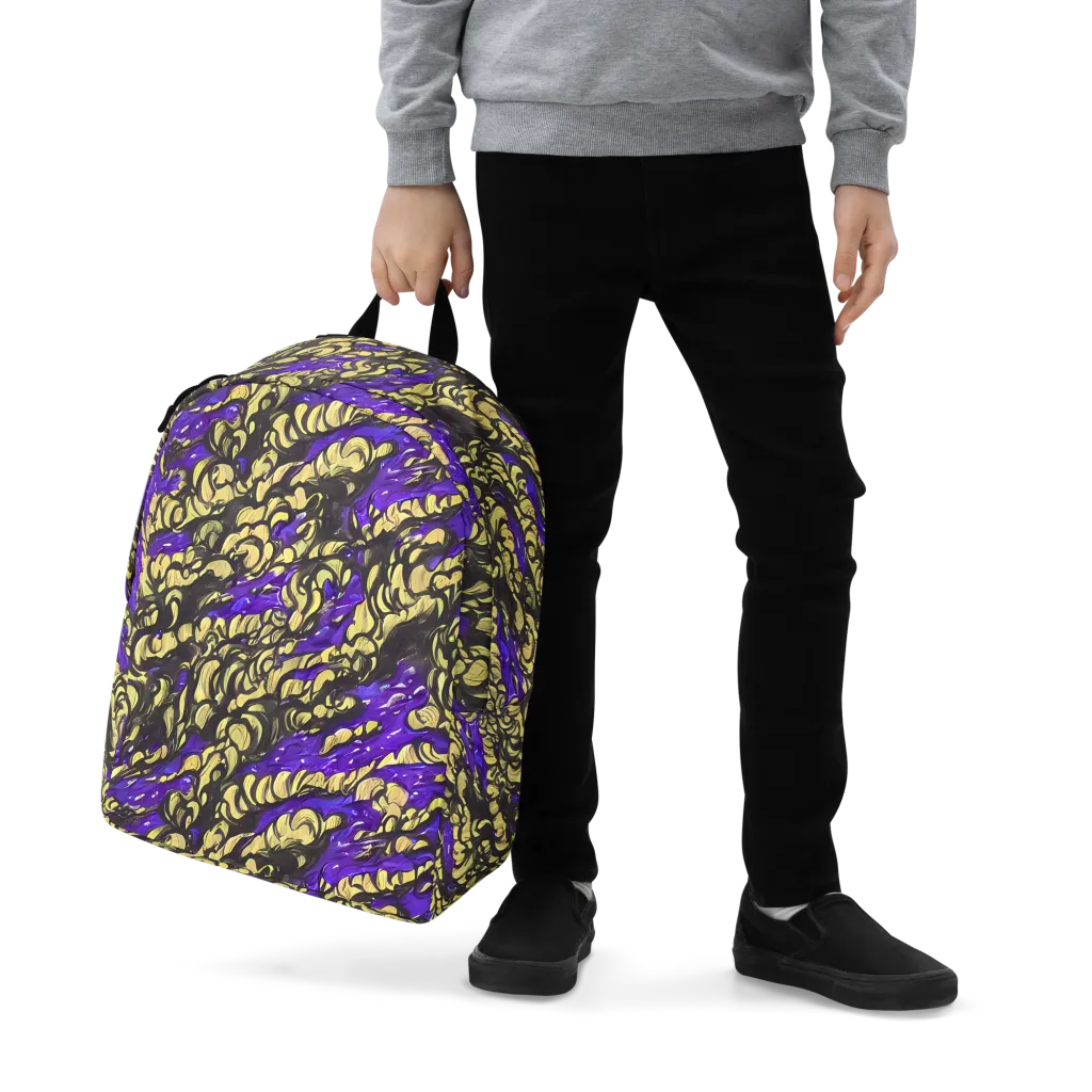Violet Alchemy on Minimalist Backpack — Zoomed-in