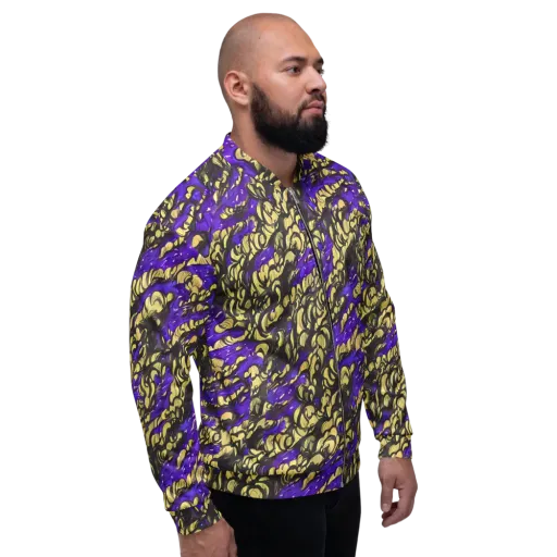 Violet Alchemy on a Bomber Jacket