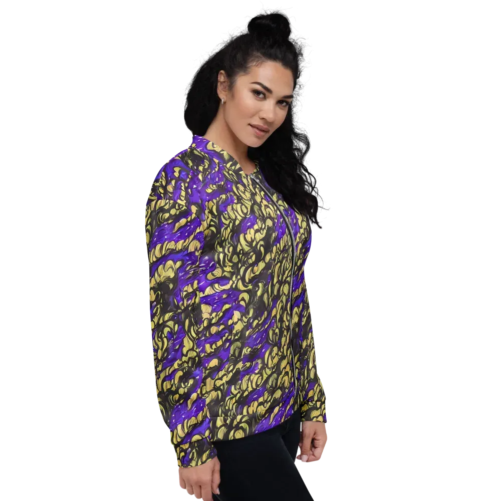 Violet Alchemy on Bomber Jacket — Right