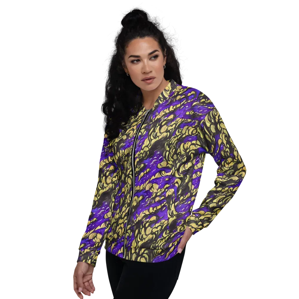 Violet Alchemy on Bomber Jacket — Left