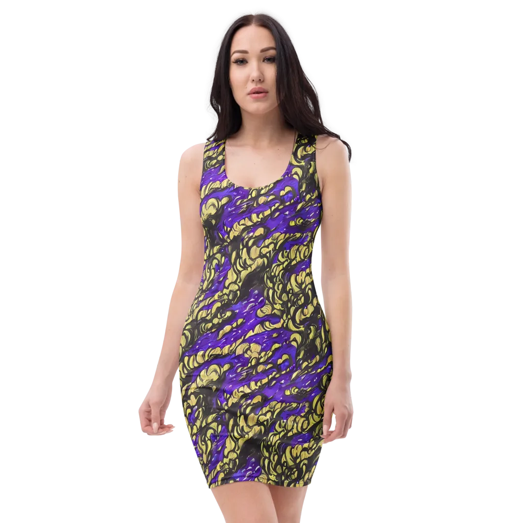 Violet Alchemy on Bodycon Dress — Front