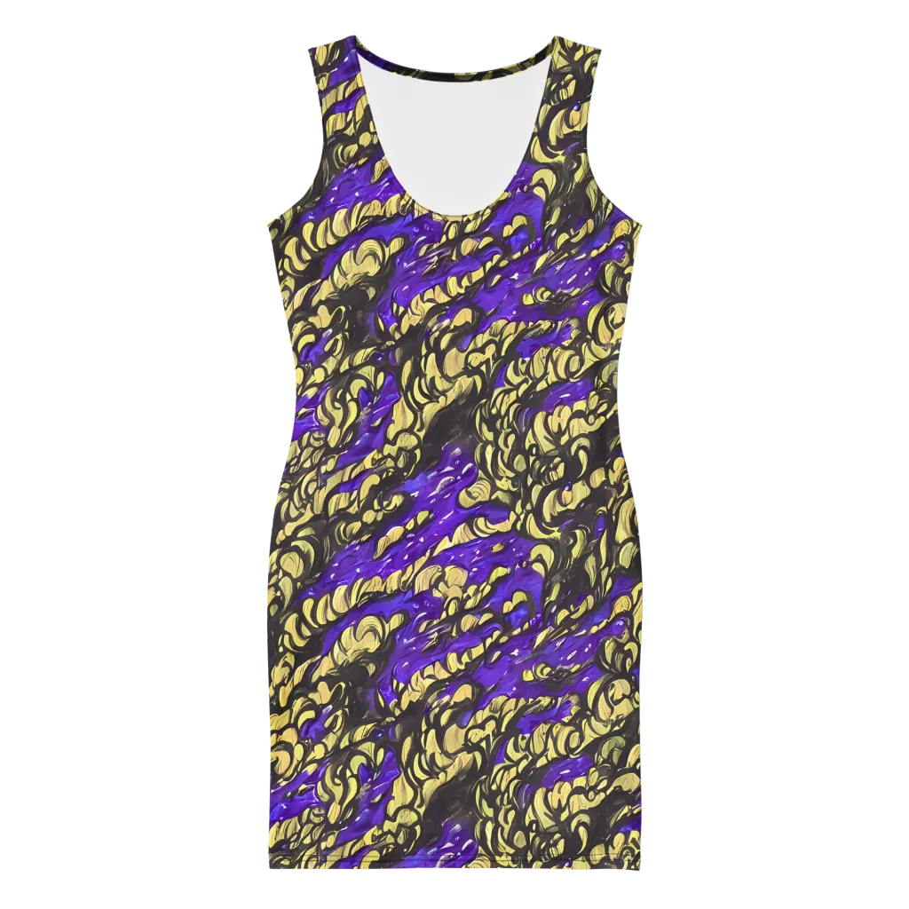 Violet Alchemy on Bodycon Dress — Front