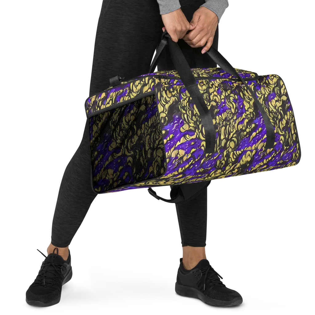 Violet Alchemy on Duffle Bag — Right Front
