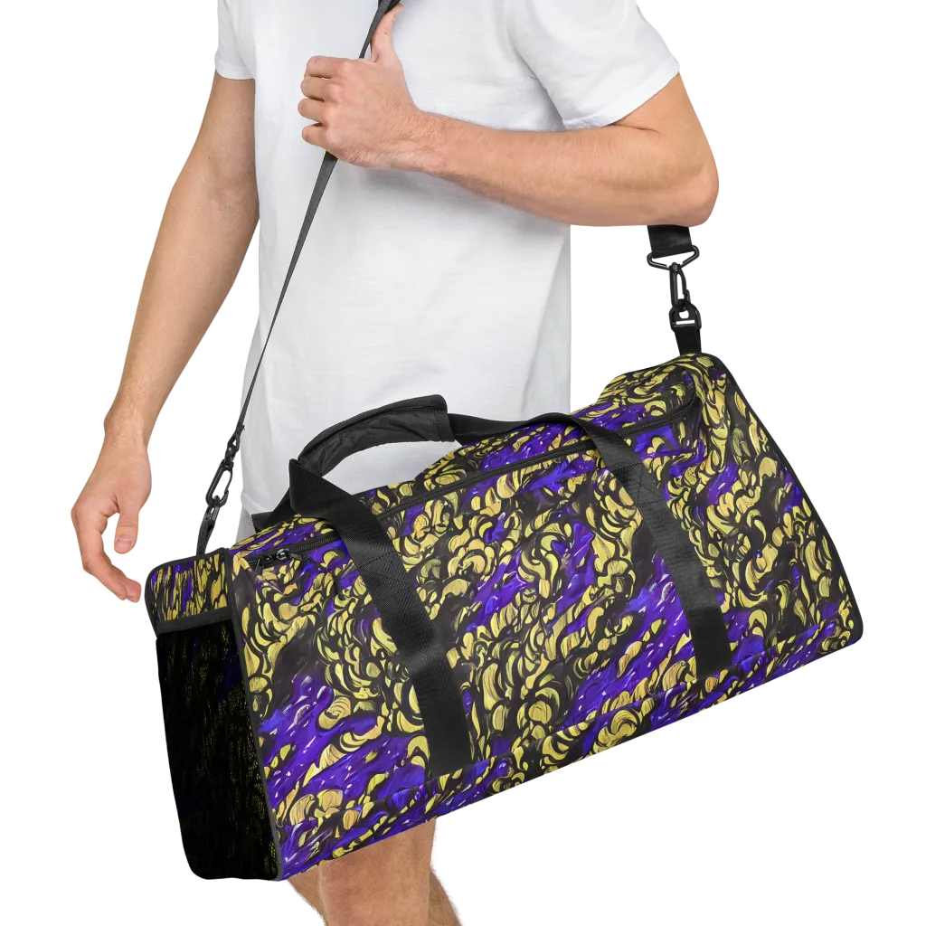 Violet Alchemy on Duffle Bag — Right Front