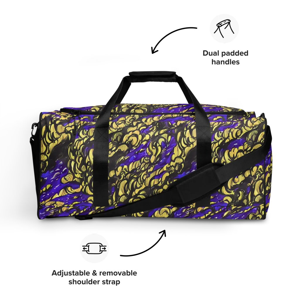 Violet Alchemy on Duffle Bag — Front