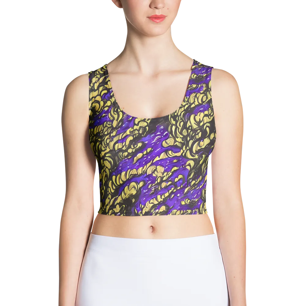 Violet Alchemy on Crop Top — Front