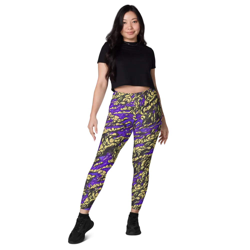 Violet Alchemy on Leggings with Pockets — Front