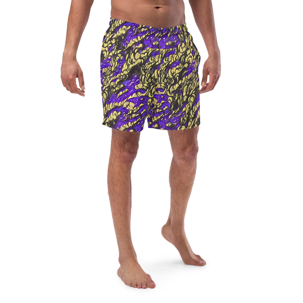 Violet Alchemy on Swim Trunks — Front