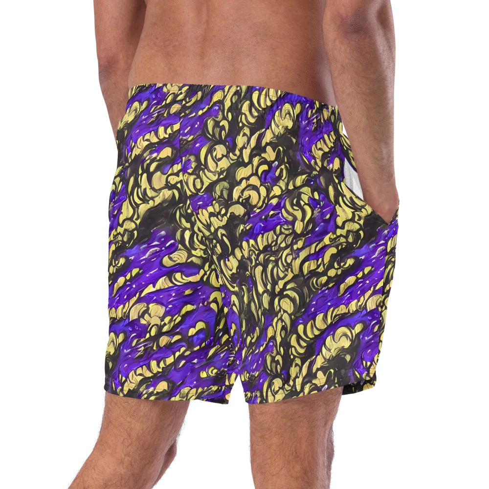 Violet Alchemy on Swim Trunks — Right Back