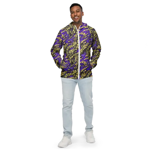 Violet Alchemy on a Men's Windbreaker