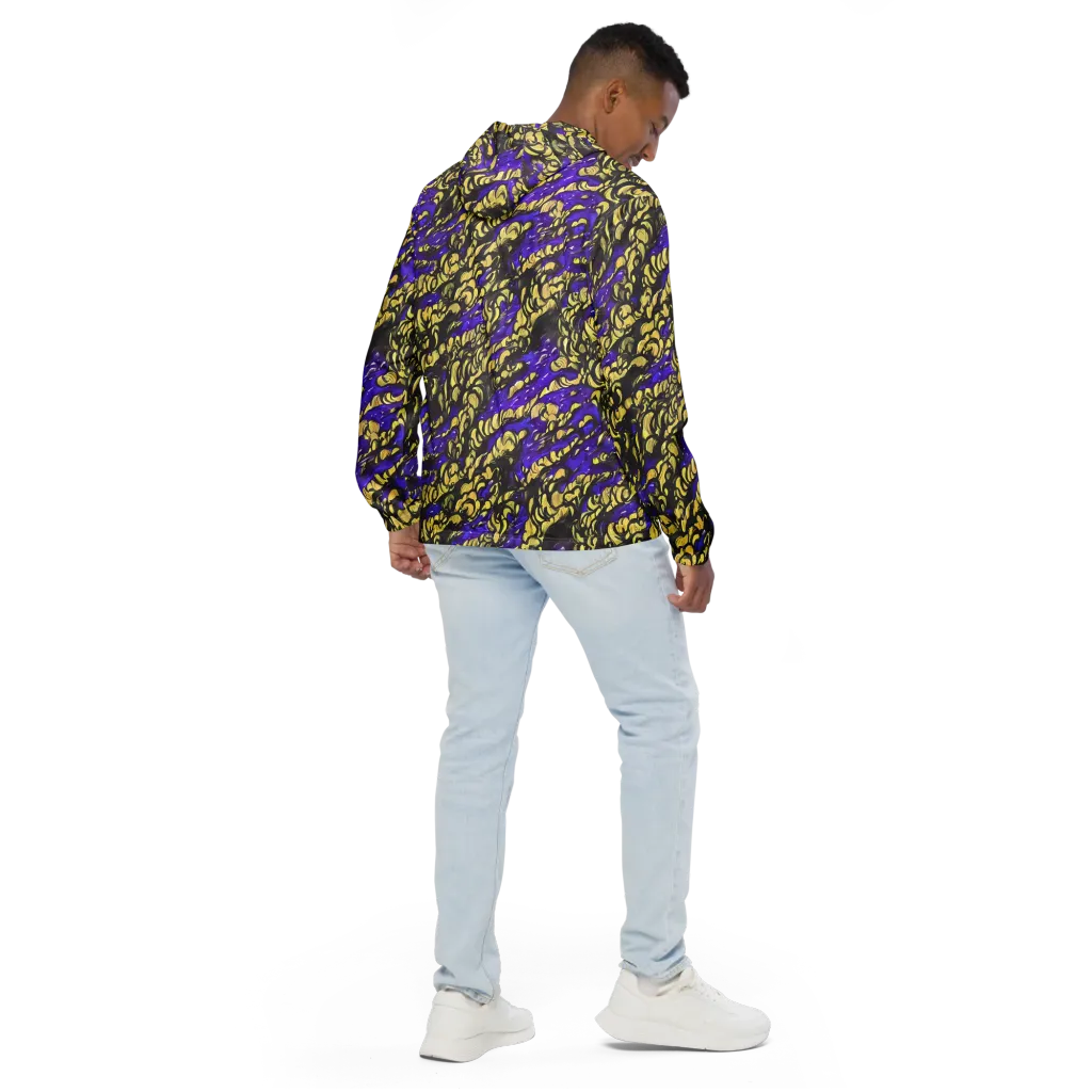 Violet Alchemy on Men's Windbreaker — Back
