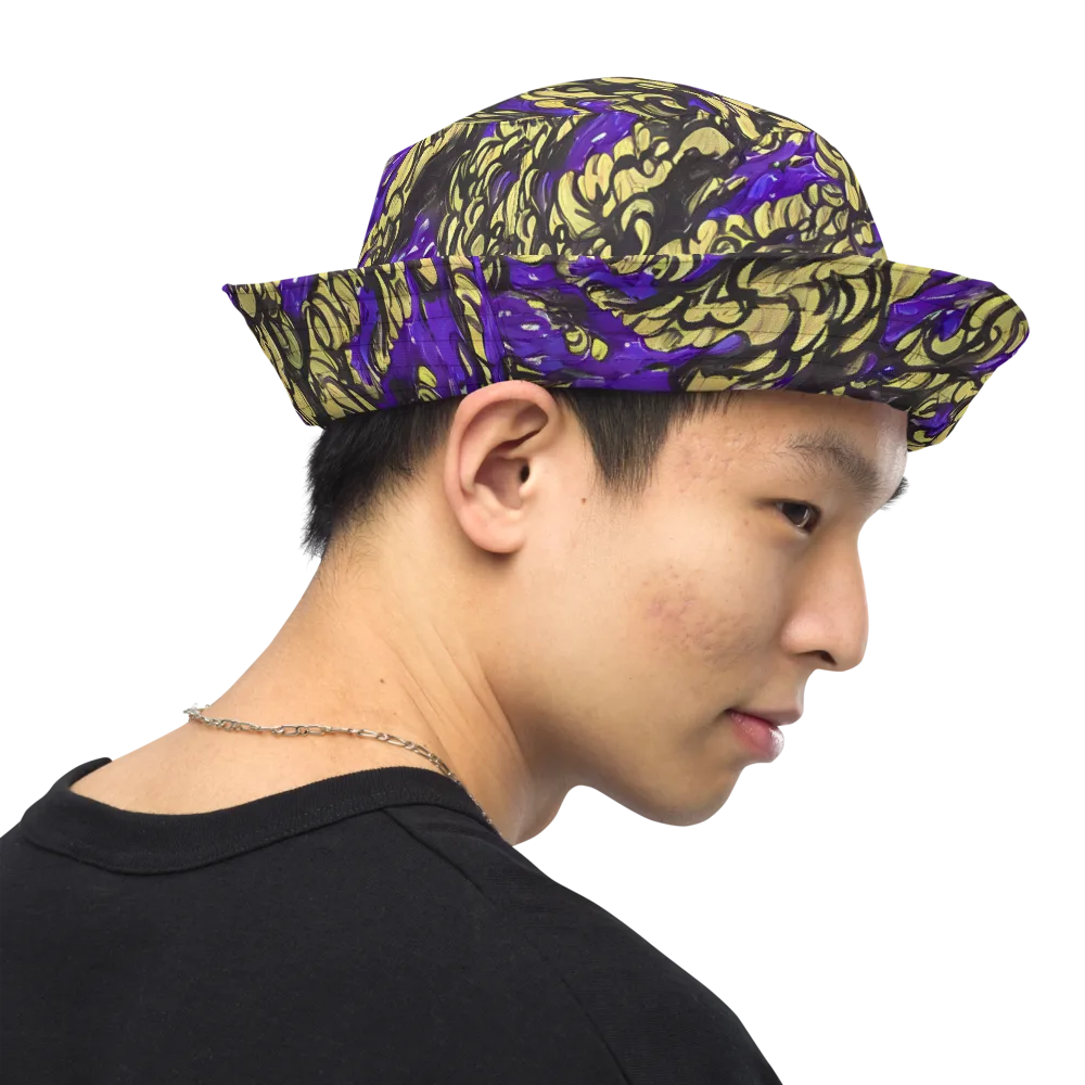 Violet Alchemy on Reversible Bucket Hat — Right Outside