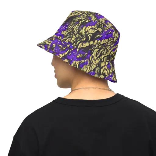 Violet Alchemy on a Reversible Bucket Hat