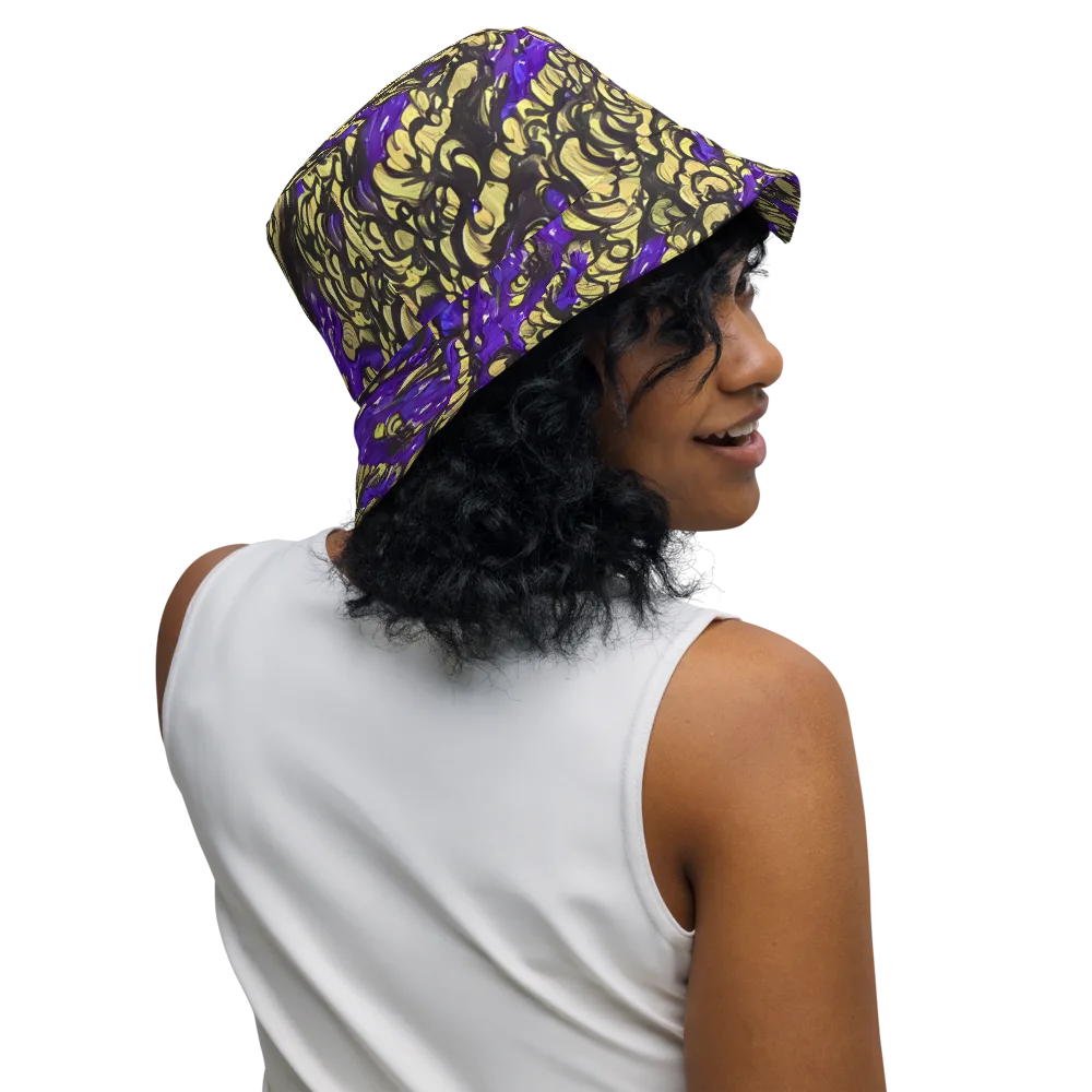 Violet Alchemy on Reversible Bucket Hat — Right Outside