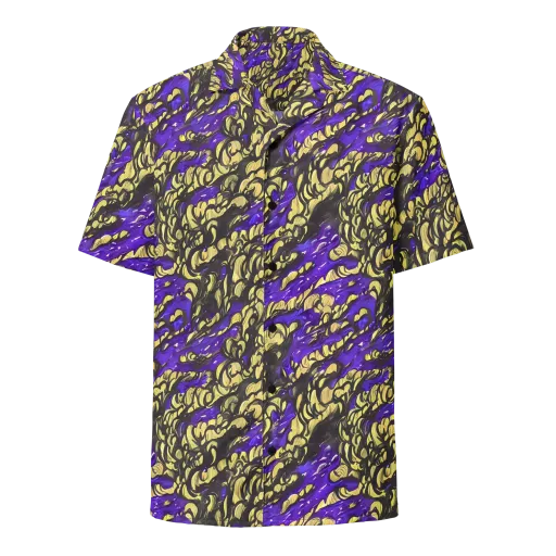 Violet Alchemy on a Button Shirt
