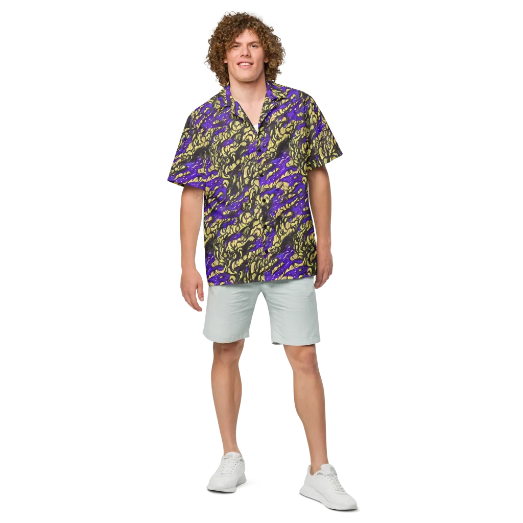 Violet Alchemy on Button Shirt — Front