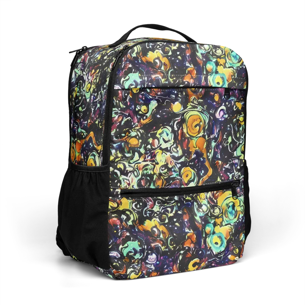 Dark Matter Bloom on Utility Backpack — Right Front